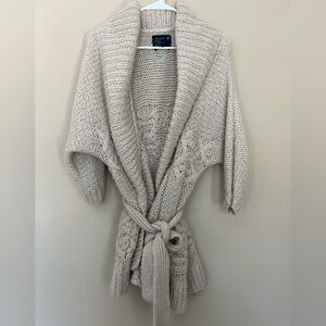 American Eagle Tie Knit Cardigan
